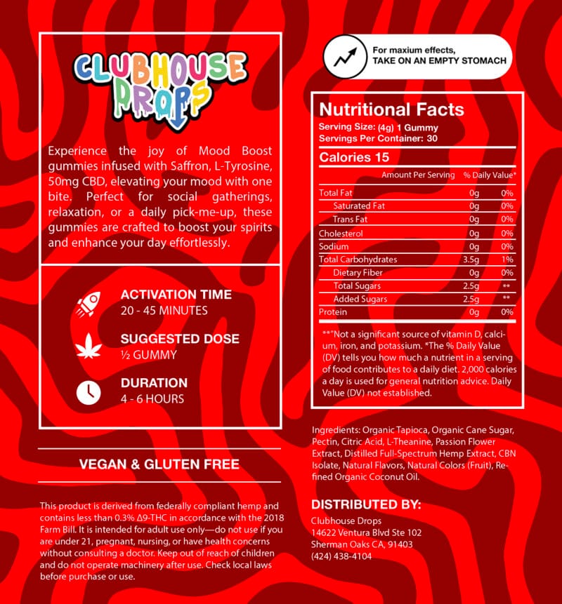 Strawberry Mood Boost CBD Gummies - Image 2
